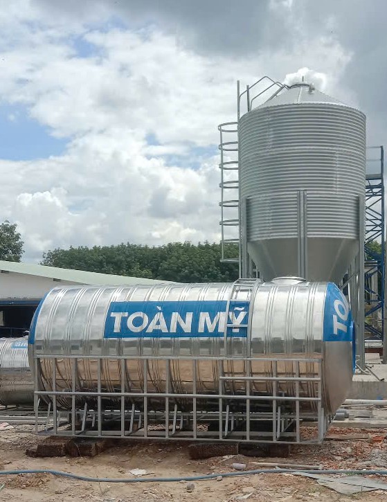 Bồn inox công nghiệp 7000L đến 30000L